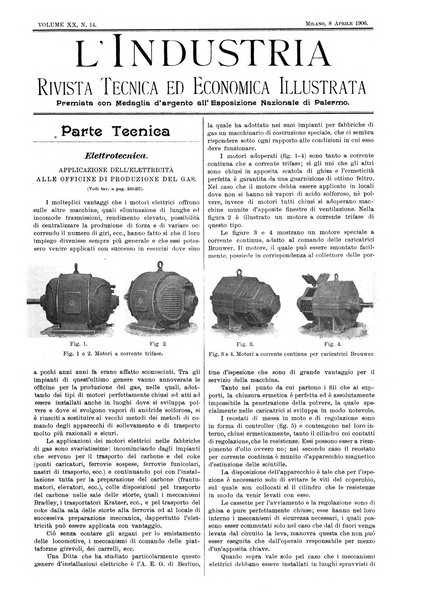 L'industria rivista tecnica ed economica illustrata