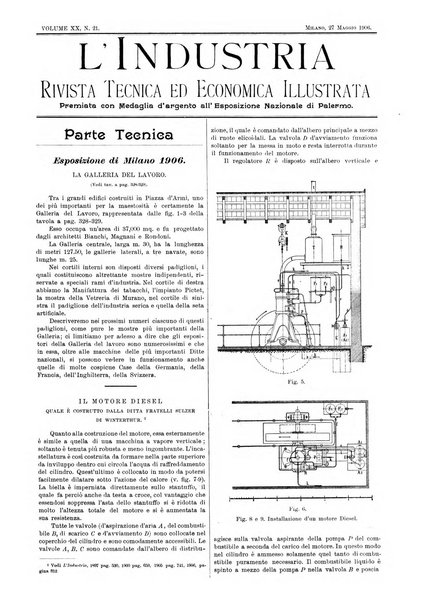 L'industria rivista tecnica ed economica illustrata