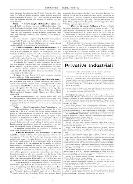 L'industria rivista tecnica ed economica illustrata