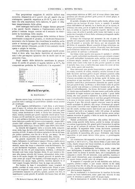 L'industria rivista tecnica ed economica illustrata