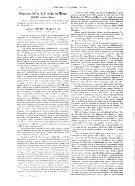 L'industria rivista tecnica ed economica illustrata