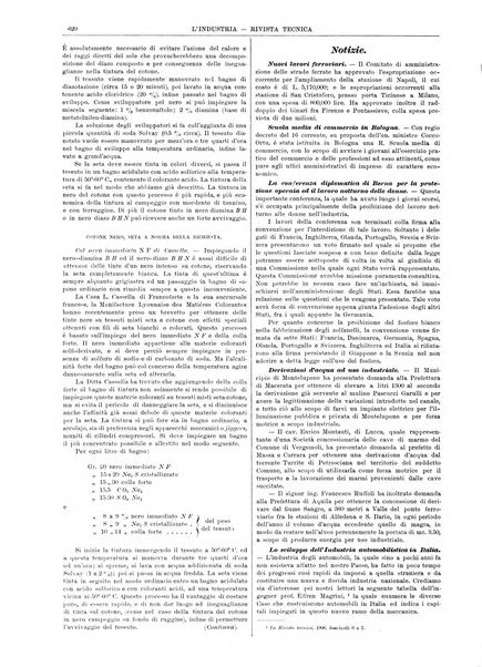 L'industria rivista tecnica ed economica illustrata