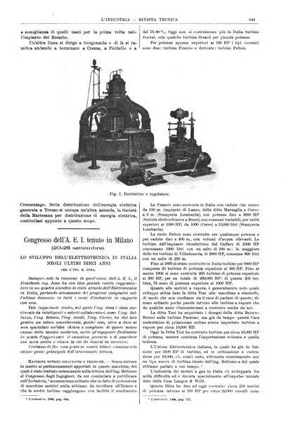 L'industria rivista tecnica ed economica illustrata