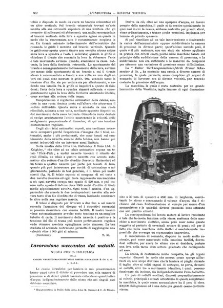 L'industria rivista tecnica ed economica illustrata