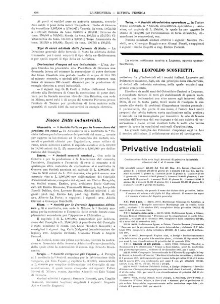 L'industria rivista tecnica ed economica illustrata