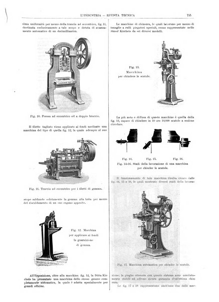 L'industria rivista tecnica ed economica illustrata