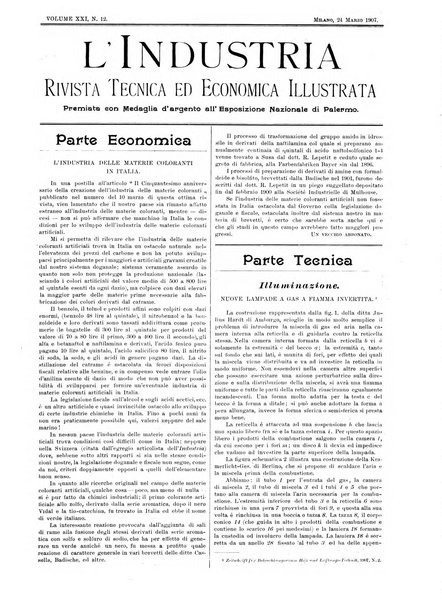 L'industria rivista tecnica ed economica illustrata