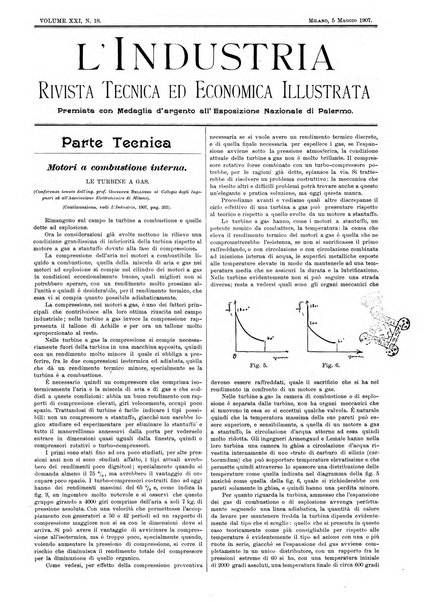 L'industria rivista tecnica ed economica illustrata