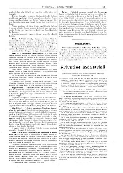 L'industria rivista tecnica ed economica illustrata