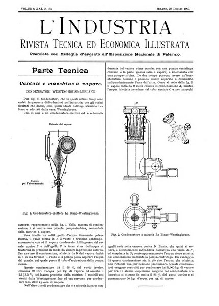 L'industria rivista tecnica ed economica illustrata