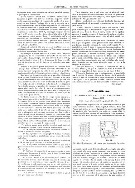 L'industria rivista tecnica ed economica illustrata