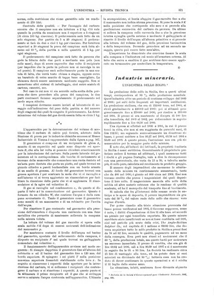 L'industria rivista tecnica ed economica illustrata