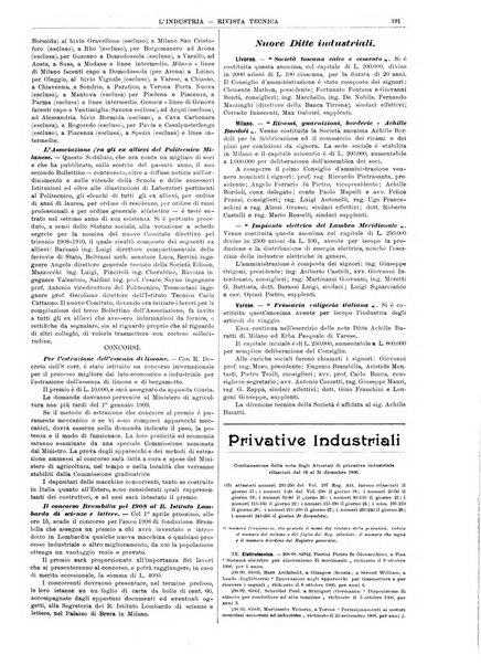 L'industria rivista tecnica ed economica illustrata