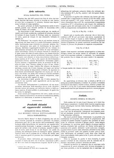 L'industria rivista tecnica ed economica illustrata