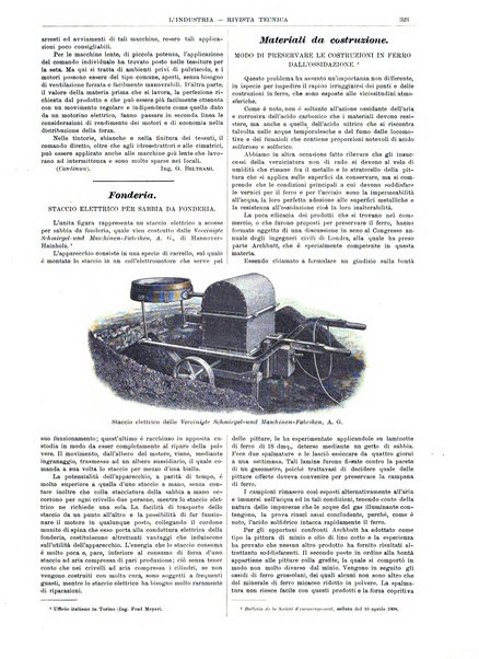 L'industria rivista tecnica ed economica illustrata