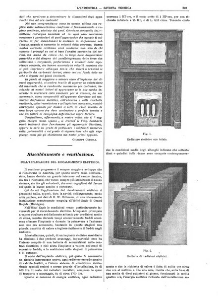 L'industria rivista tecnica ed economica illustrata