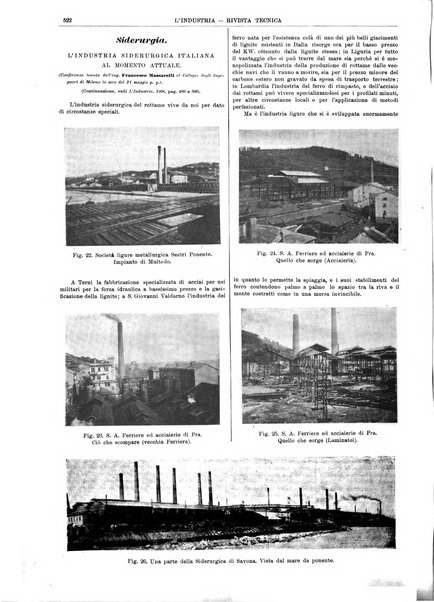 L'industria rivista tecnica ed economica illustrata