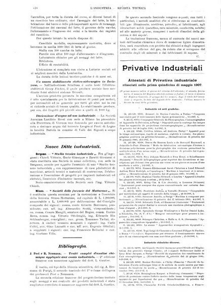 L'industria rivista tecnica ed economica illustrata