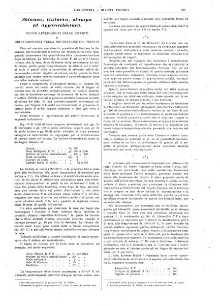 L'industria rivista tecnica ed economica illustrata