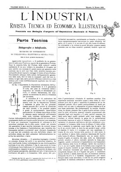 L'industria rivista tecnica ed economica illustrata