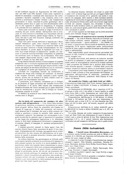 L'industria rivista tecnica ed economica illustrata