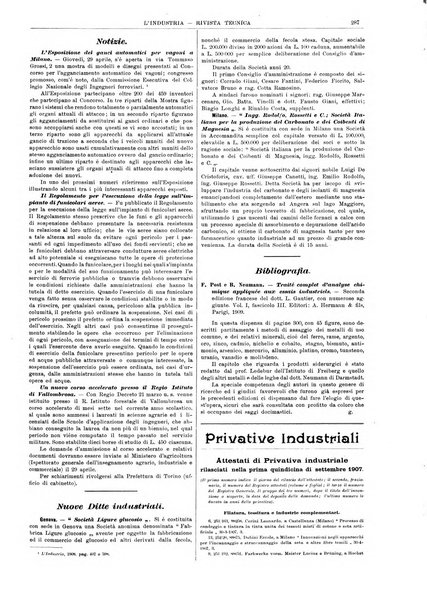 L'industria rivista tecnica ed economica illustrata