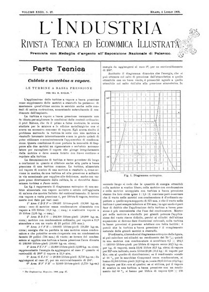 L'industria rivista tecnica ed economica illustrata