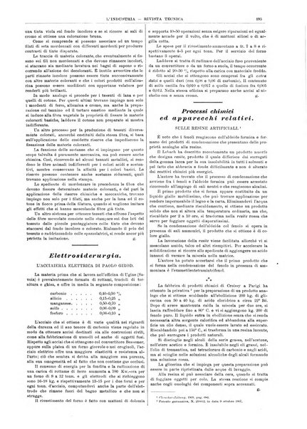 L'industria rivista tecnica ed economica illustrata