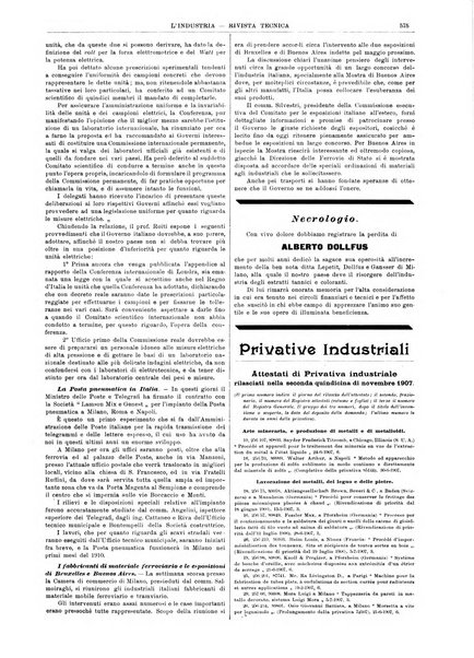 L'industria rivista tecnica ed economica illustrata