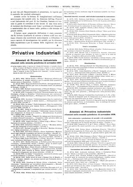 L'industria rivista tecnica ed economica illustrata