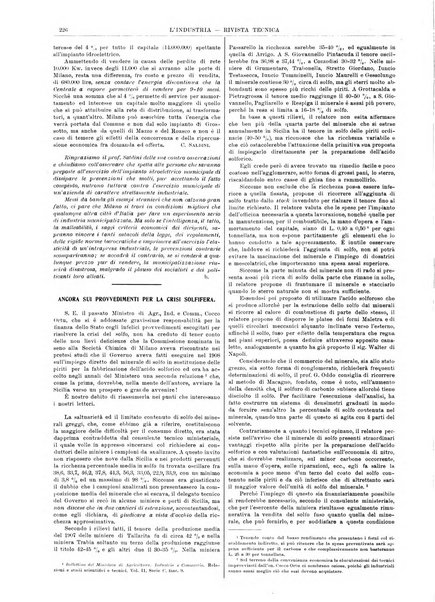 L'industria rivista tecnica ed economica illustrata