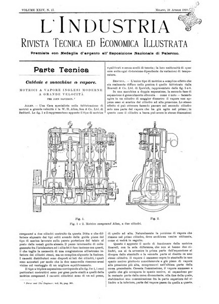 L'industria rivista tecnica ed economica illustrata