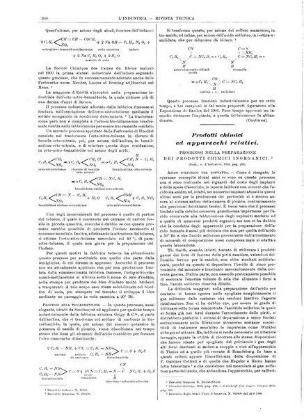 L'industria rivista tecnica ed economica illustrata