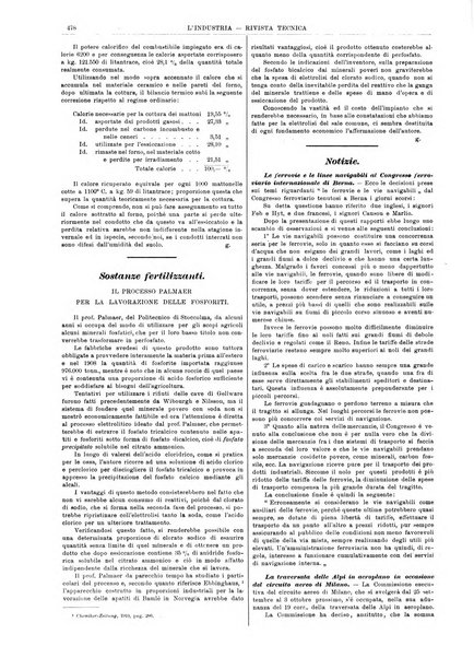 L'industria rivista tecnica ed economica illustrata