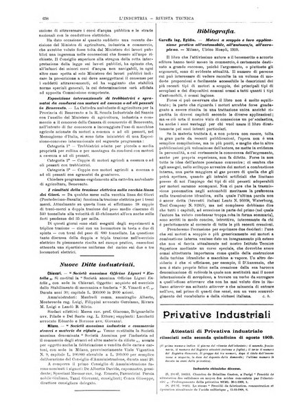 L'industria rivista tecnica ed economica illustrata