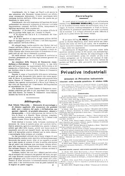 L'industria rivista tecnica ed economica illustrata