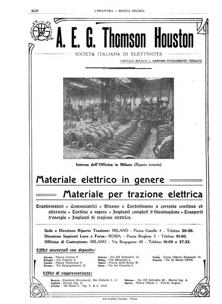 L'industria rivista tecnica ed economica illustrata