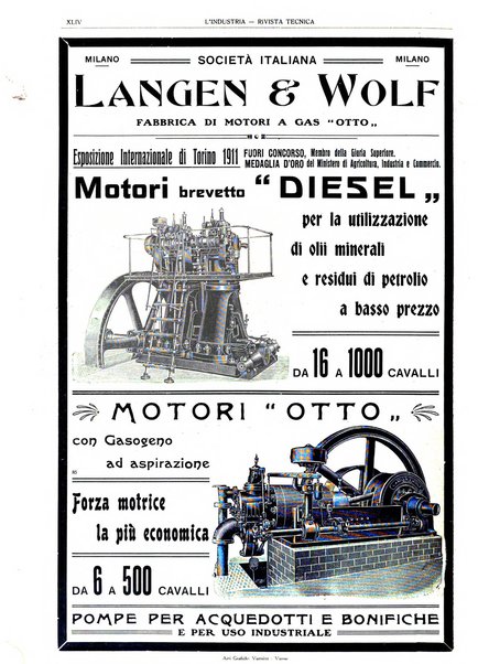 L'industria rivista tecnica ed economica illustrata