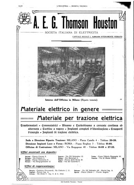 L'industria rivista tecnica ed economica illustrata