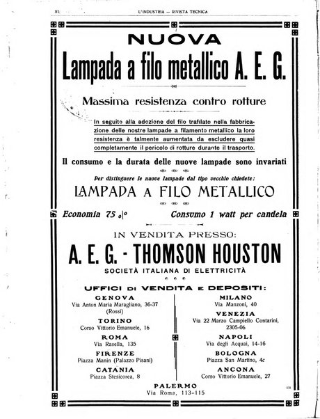 L'industria rivista tecnica ed economica illustrata