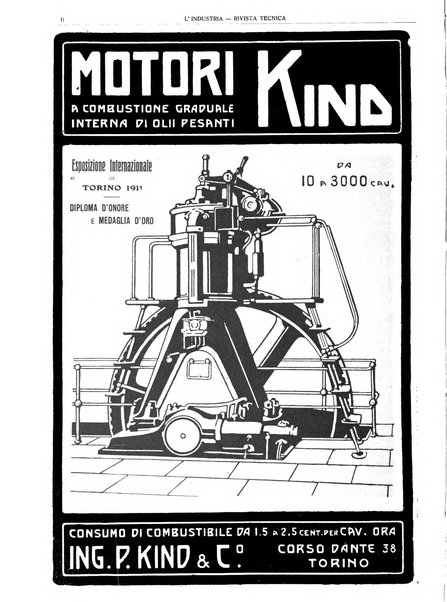 L'industria rivista tecnica ed economica illustrata