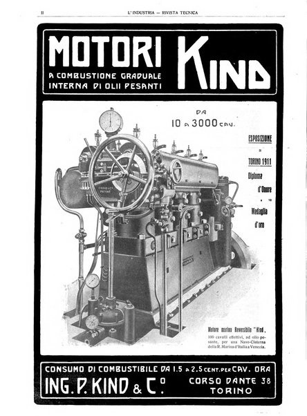 L'industria rivista tecnica ed economica illustrata