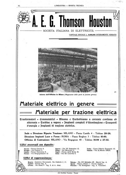 L'industria rivista tecnica ed economica illustrata