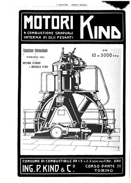 L'industria rivista tecnica ed economica illustrata