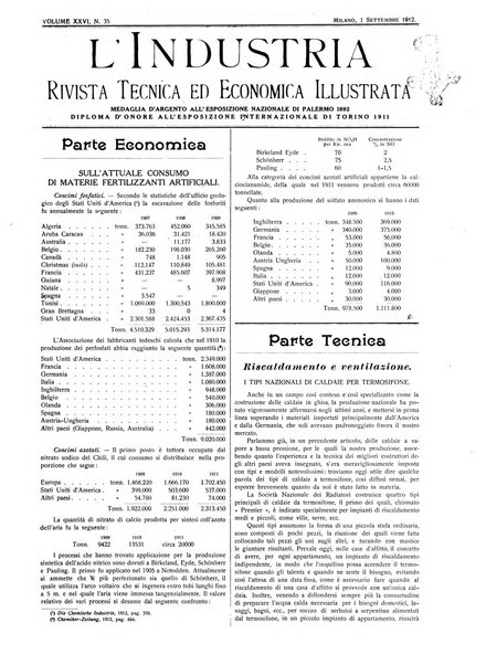 L'industria rivista tecnica ed economica illustrata