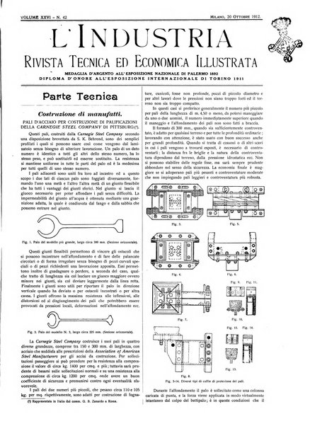 L'industria rivista tecnica ed economica illustrata