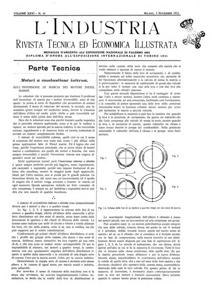 L'industria rivista tecnica ed economica illustrata