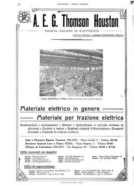 L'industria rivista tecnica ed economica illustrata