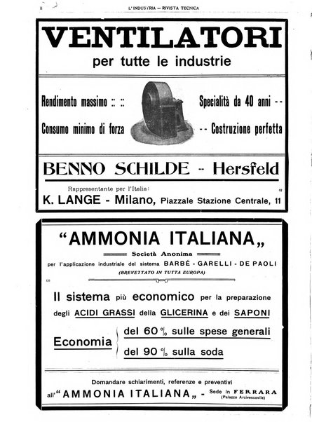 L'industria rivista tecnica ed economica illustrata