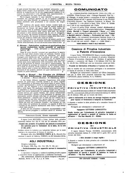 L'industria rivista tecnica ed economica illustrata